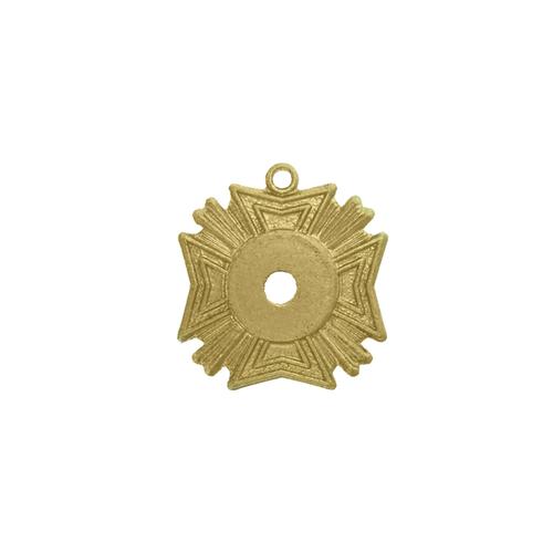 Crests/Medal w/ring & hole - Item # SG263R/H - Salvadore Tool & Findings, Inc.